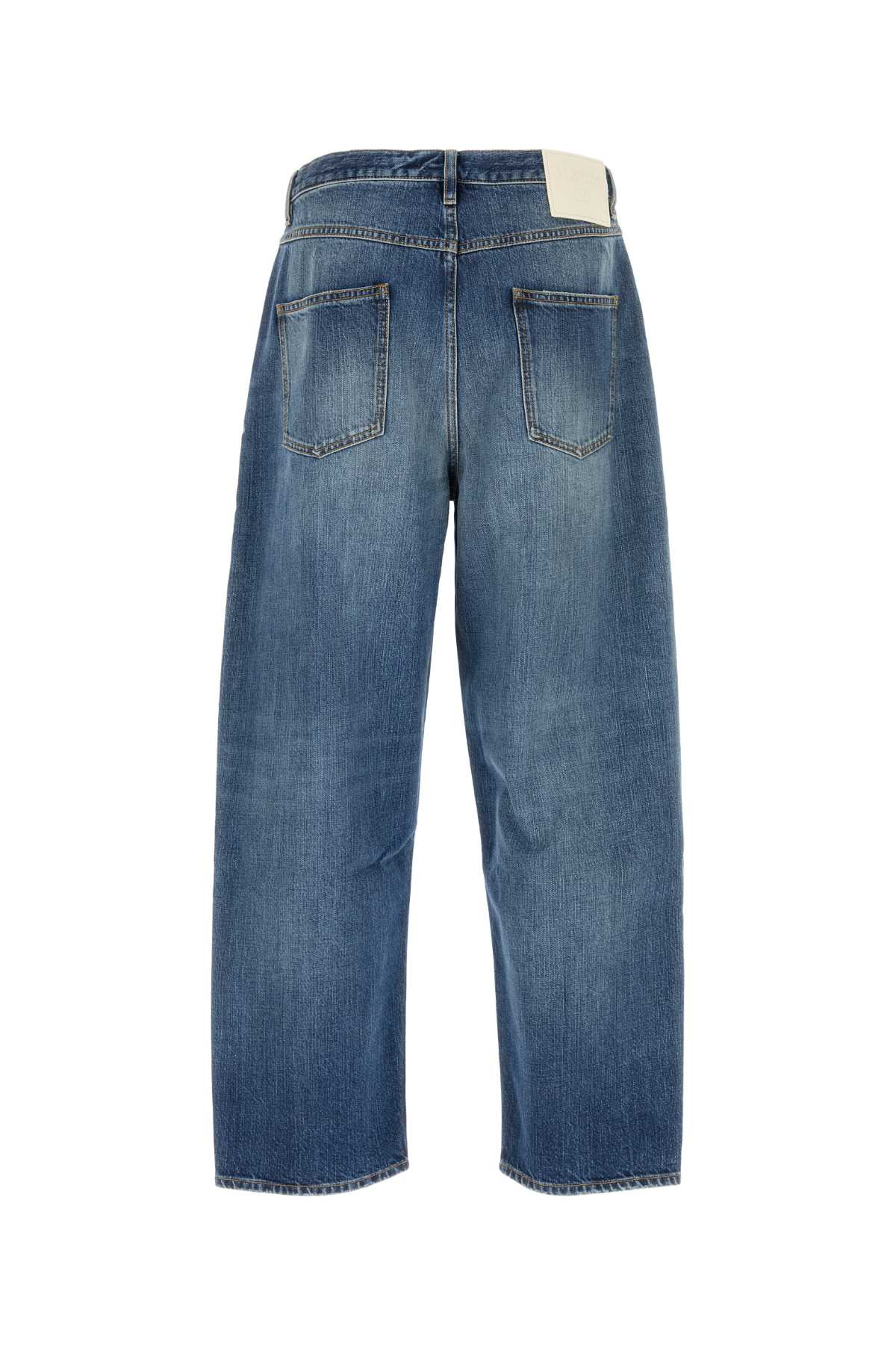 Valentino Garavani Men Denim Wide-Leg Jeans - 2