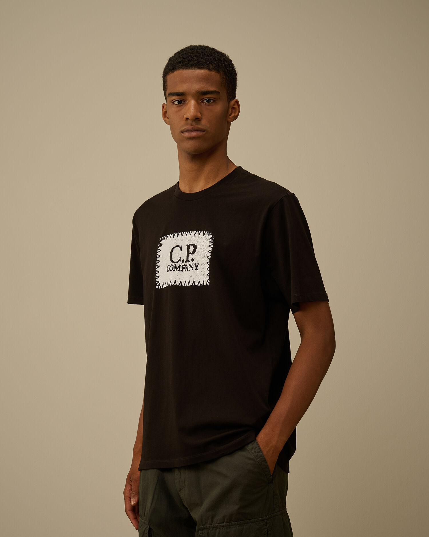 30/1 Jersey Short Sleeve Logo Label T-Shirt - 3