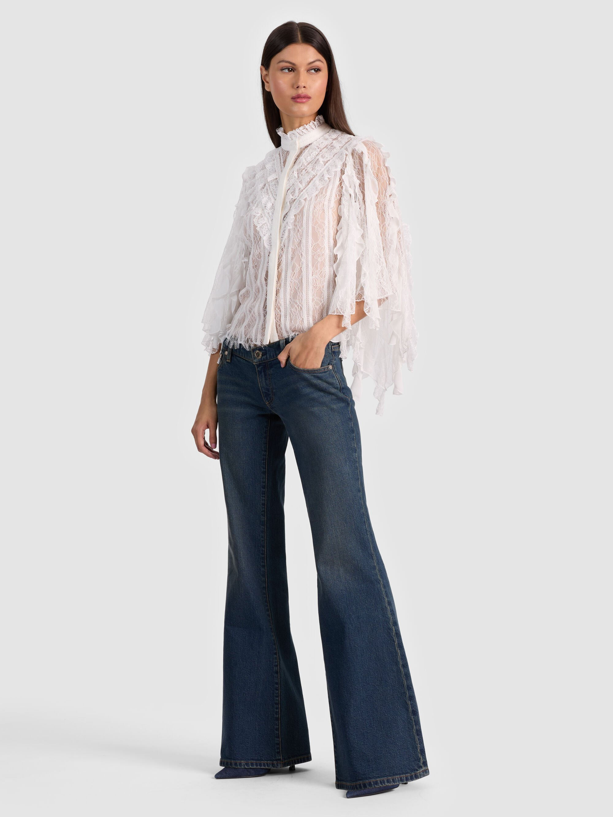 RHEBA LACE TOP - 6