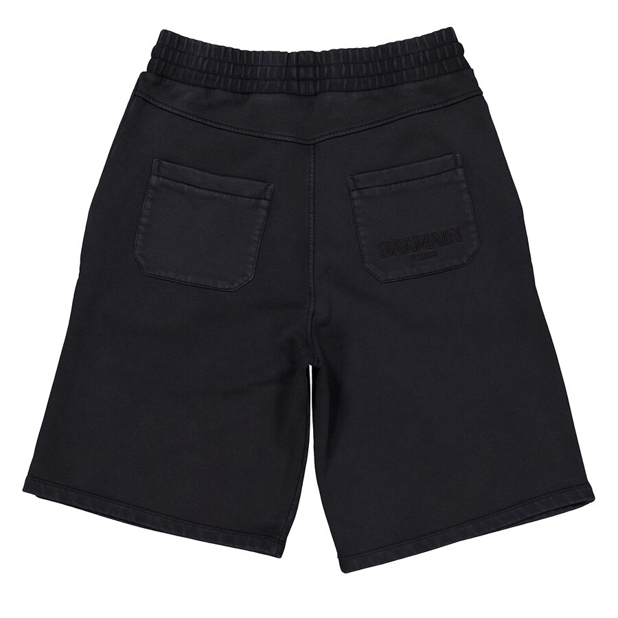 Balmain Logo-Embroidered Cotton Shorts - 7