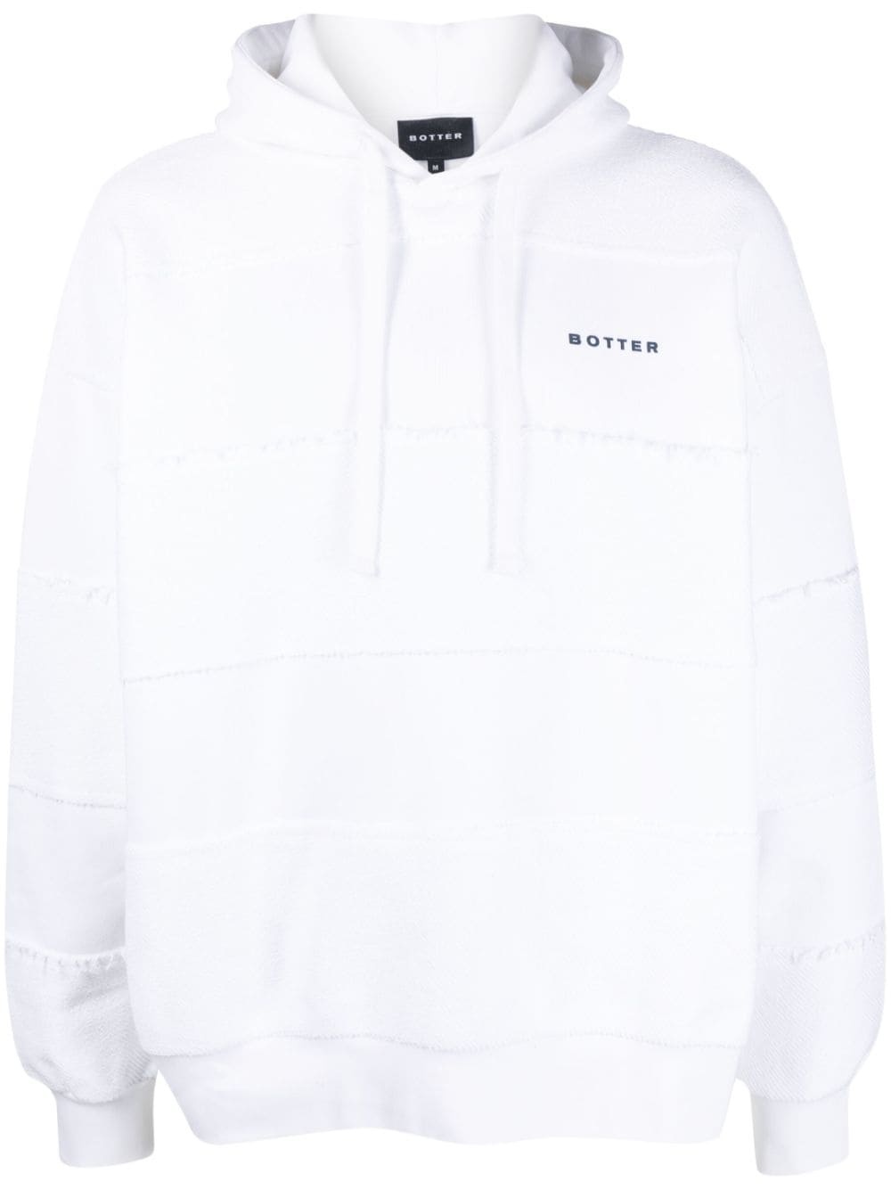 logo-print drawstring hoodie - 1