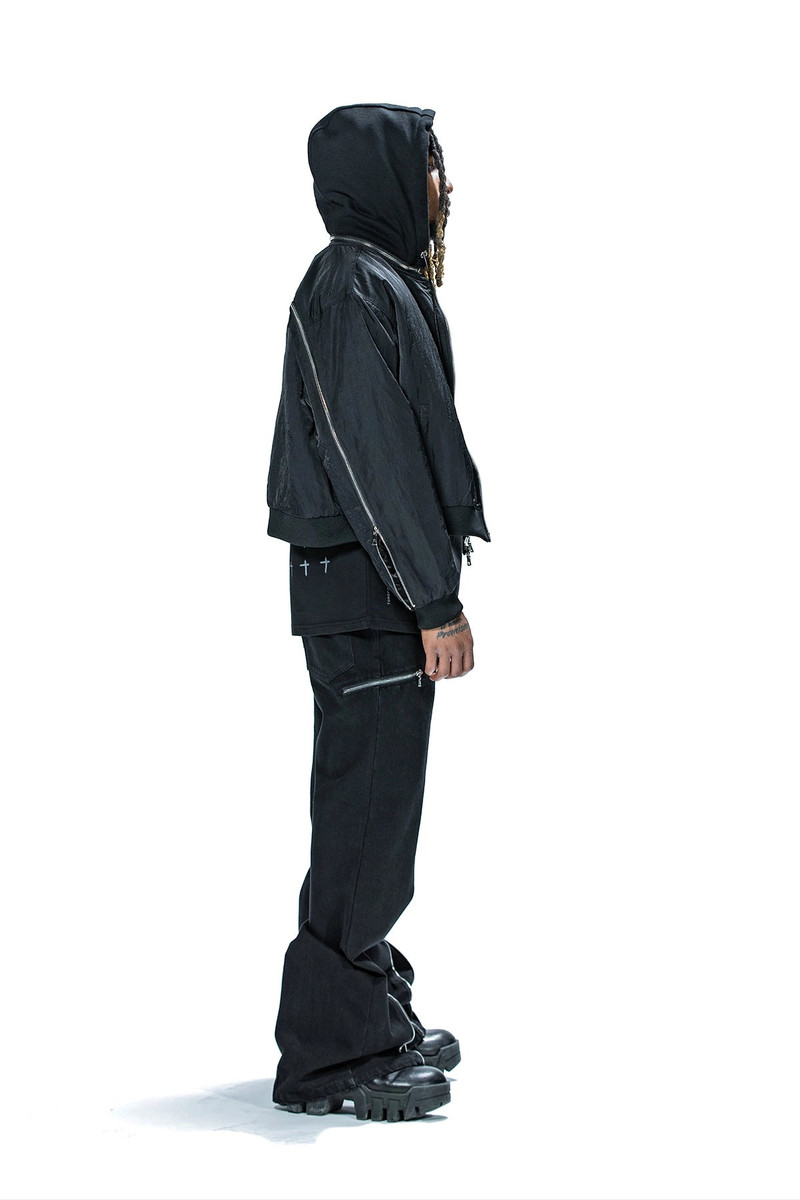 RTA X DDG MICKIE JACKET | BLACK ZIPPERS 11