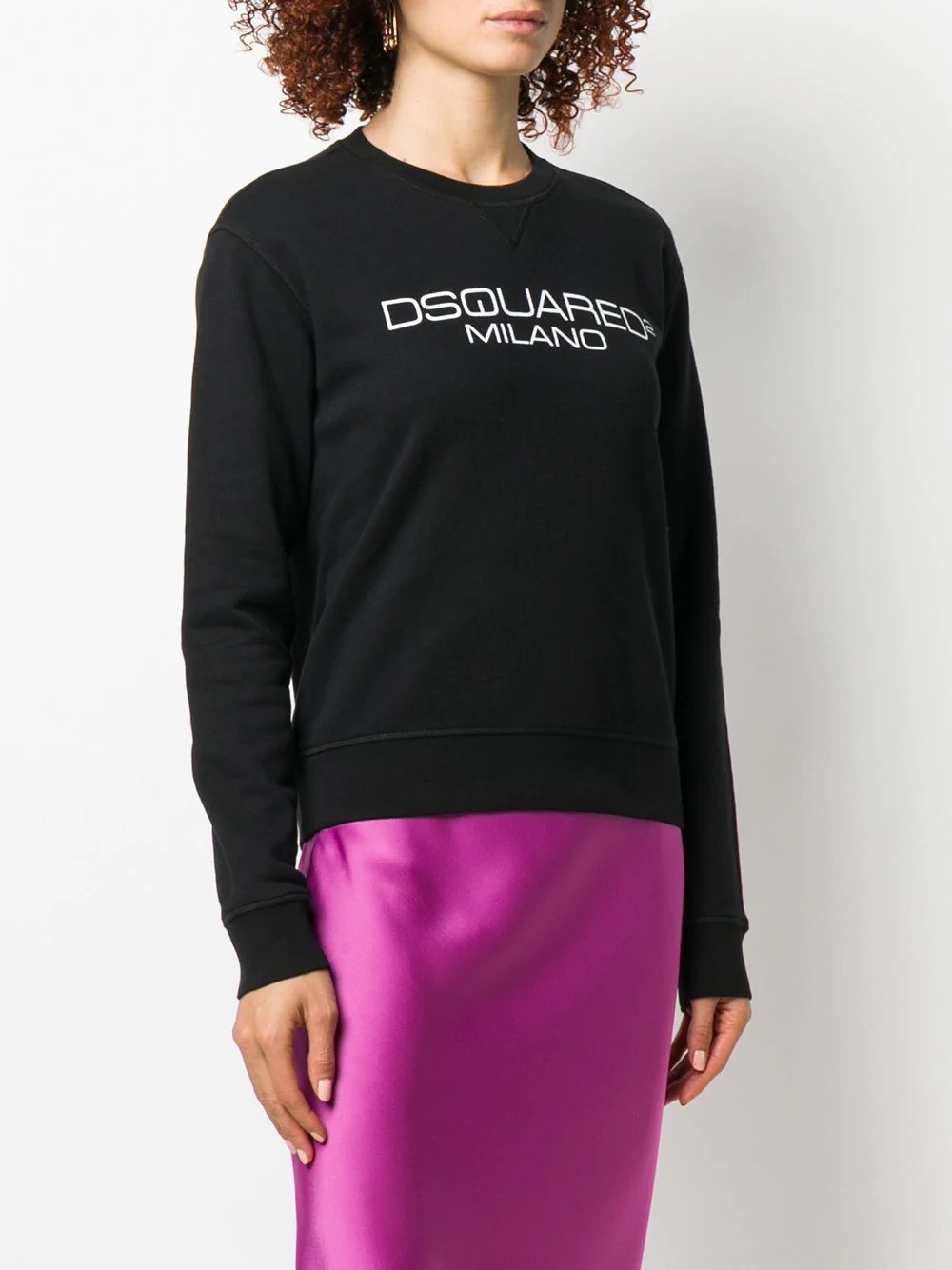 logo print sweatshirt - 3