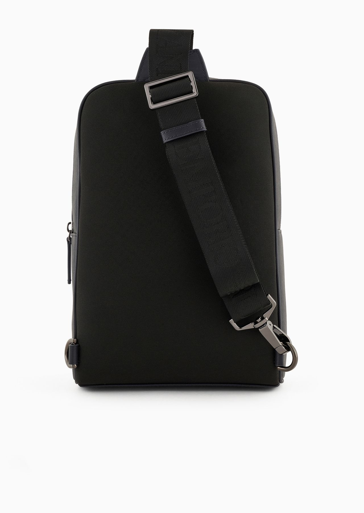 ASV regenerated Saffiano and recycled nylon one-shoulder backpack - 3