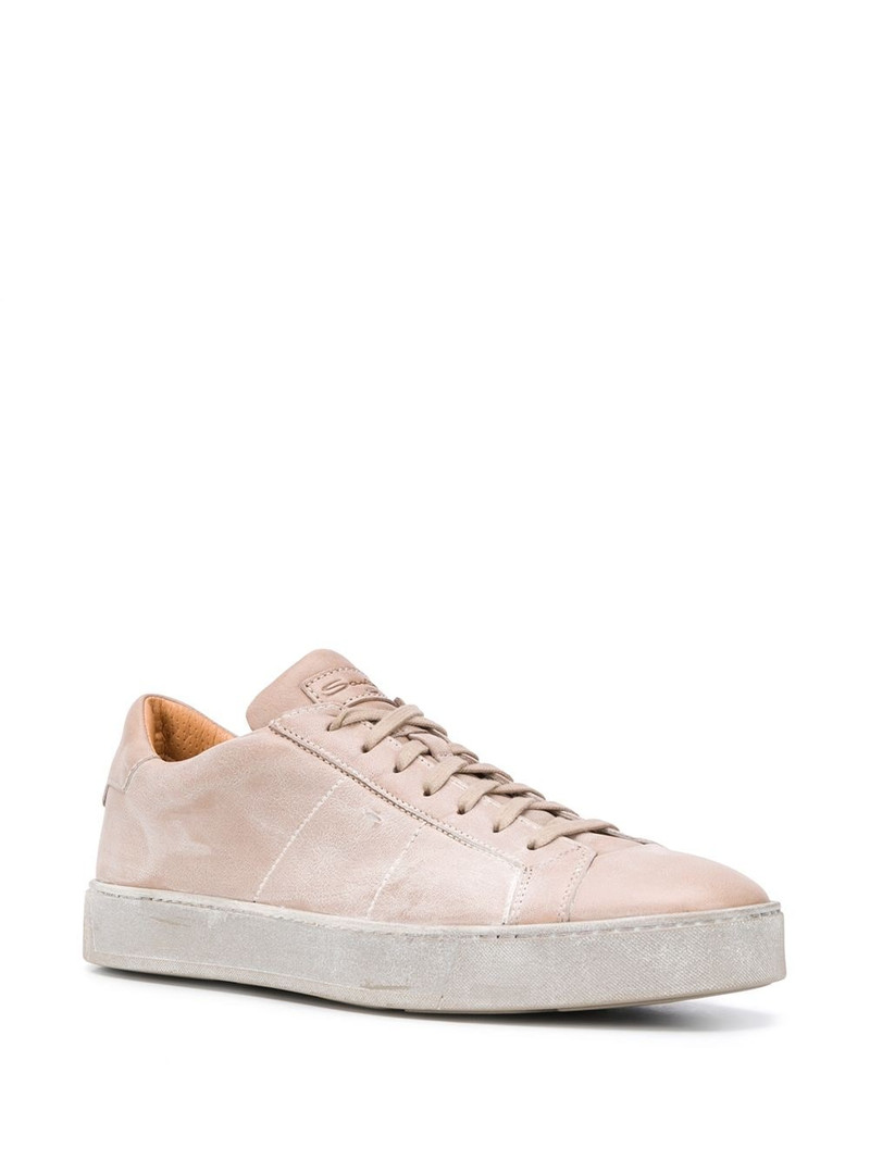 Santoni low lace-up sneakers outlook