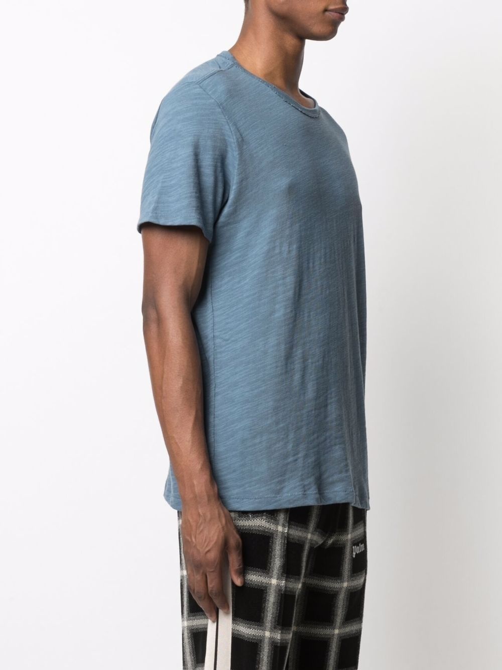 raw-cut edge T-shirt - 3