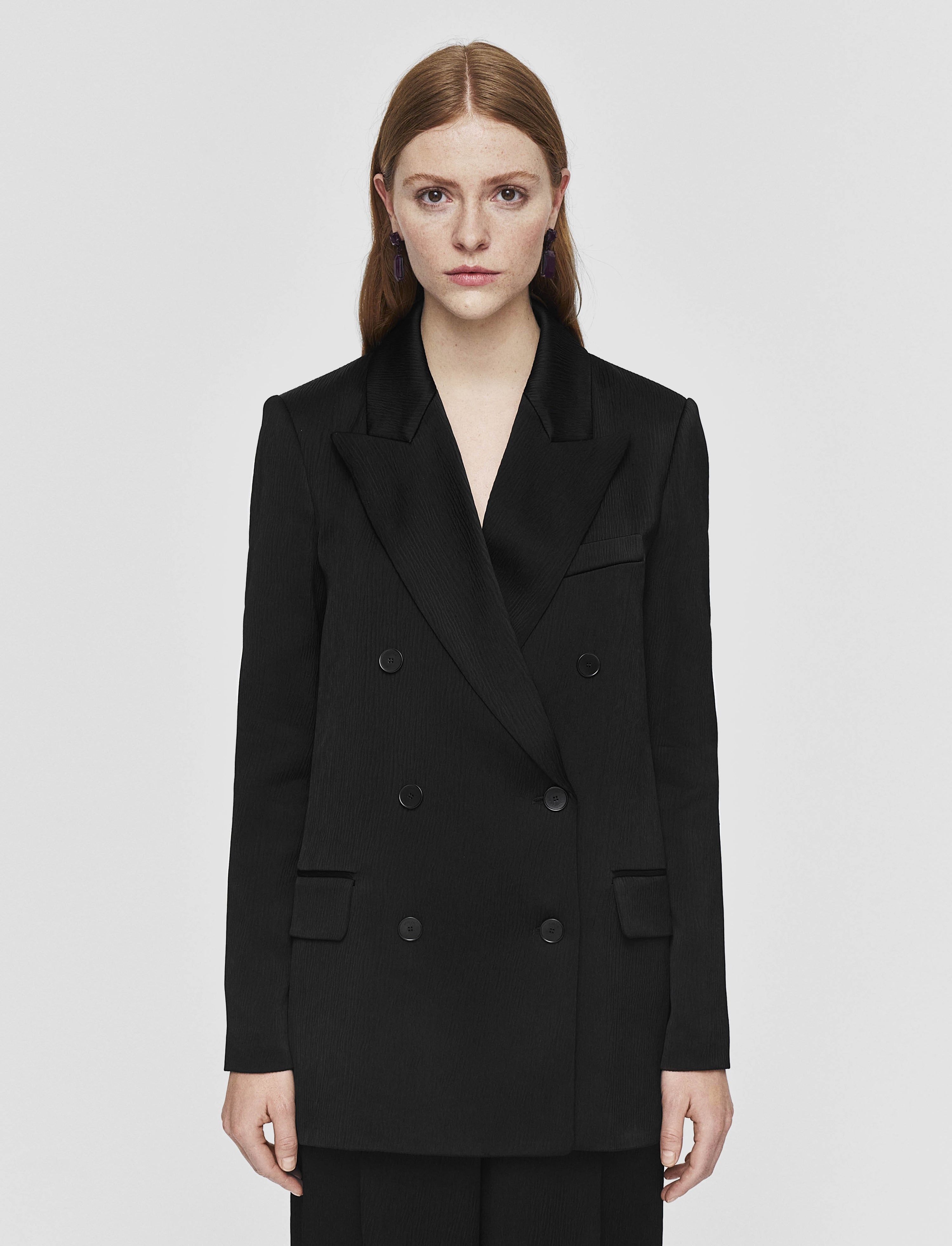 Joffrin Textured Viscose Jacket - 3