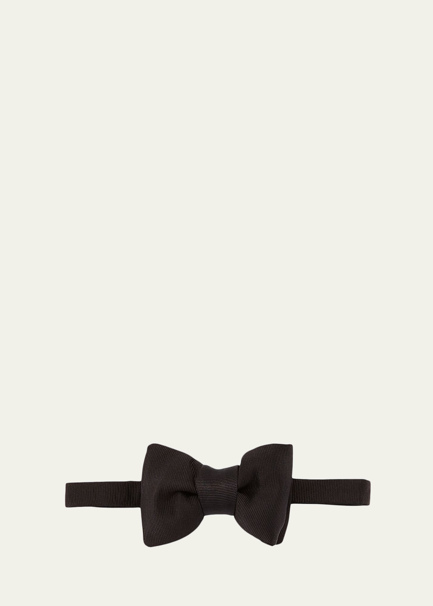 Grosgrain Silk Bow Tie - 1