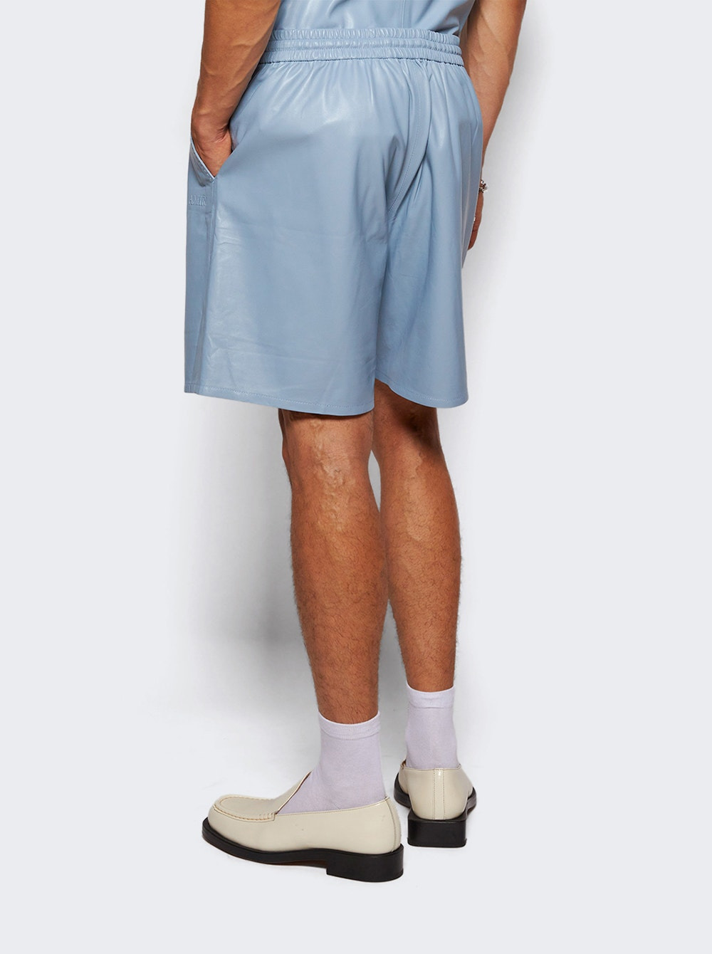 Leather Short Ashley Blue - 4