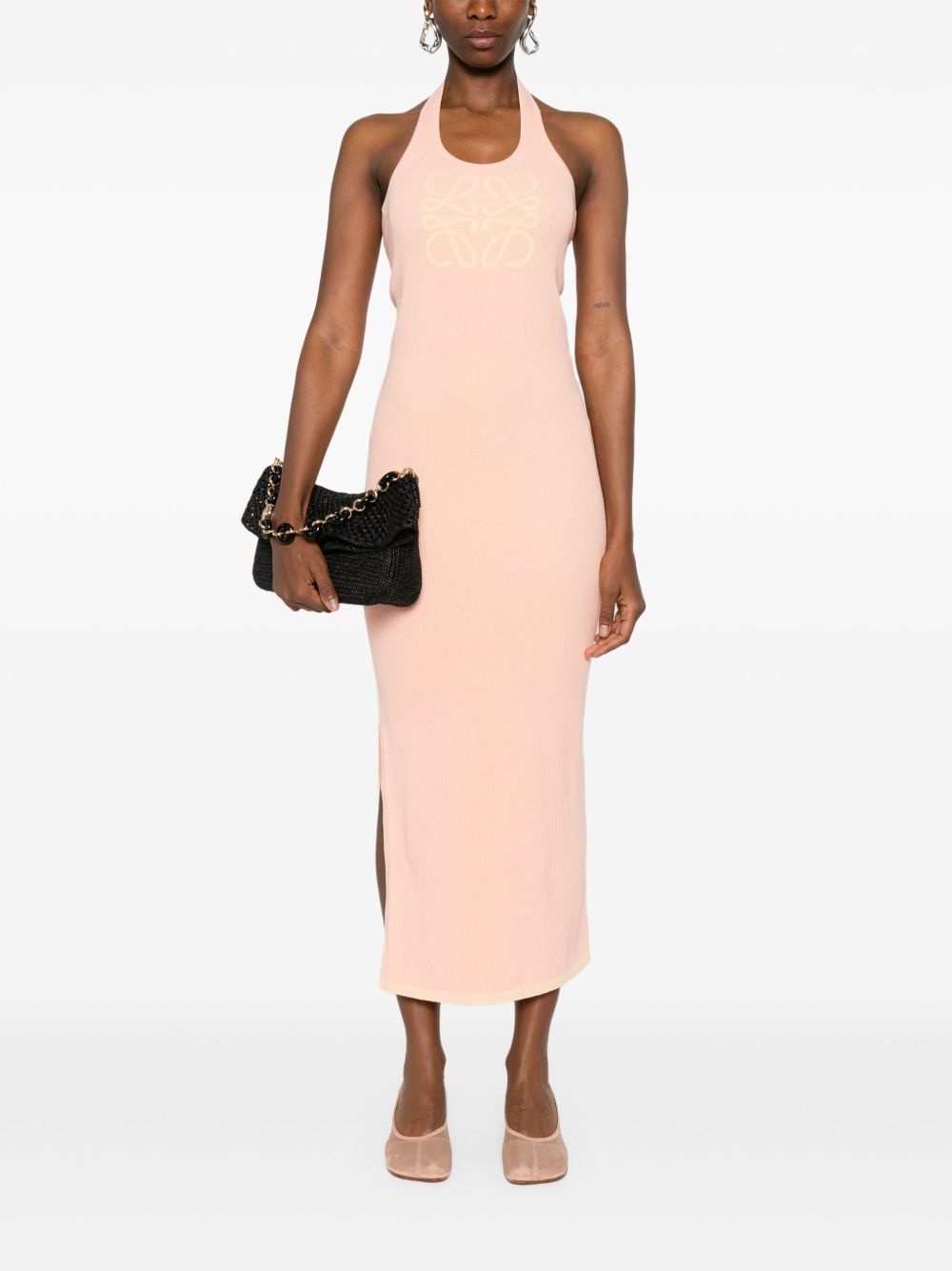 Anagram-motif maxi dress - 2