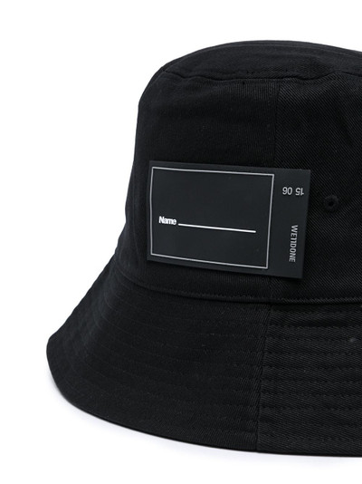 We11done patch-detail bucket hat outlook