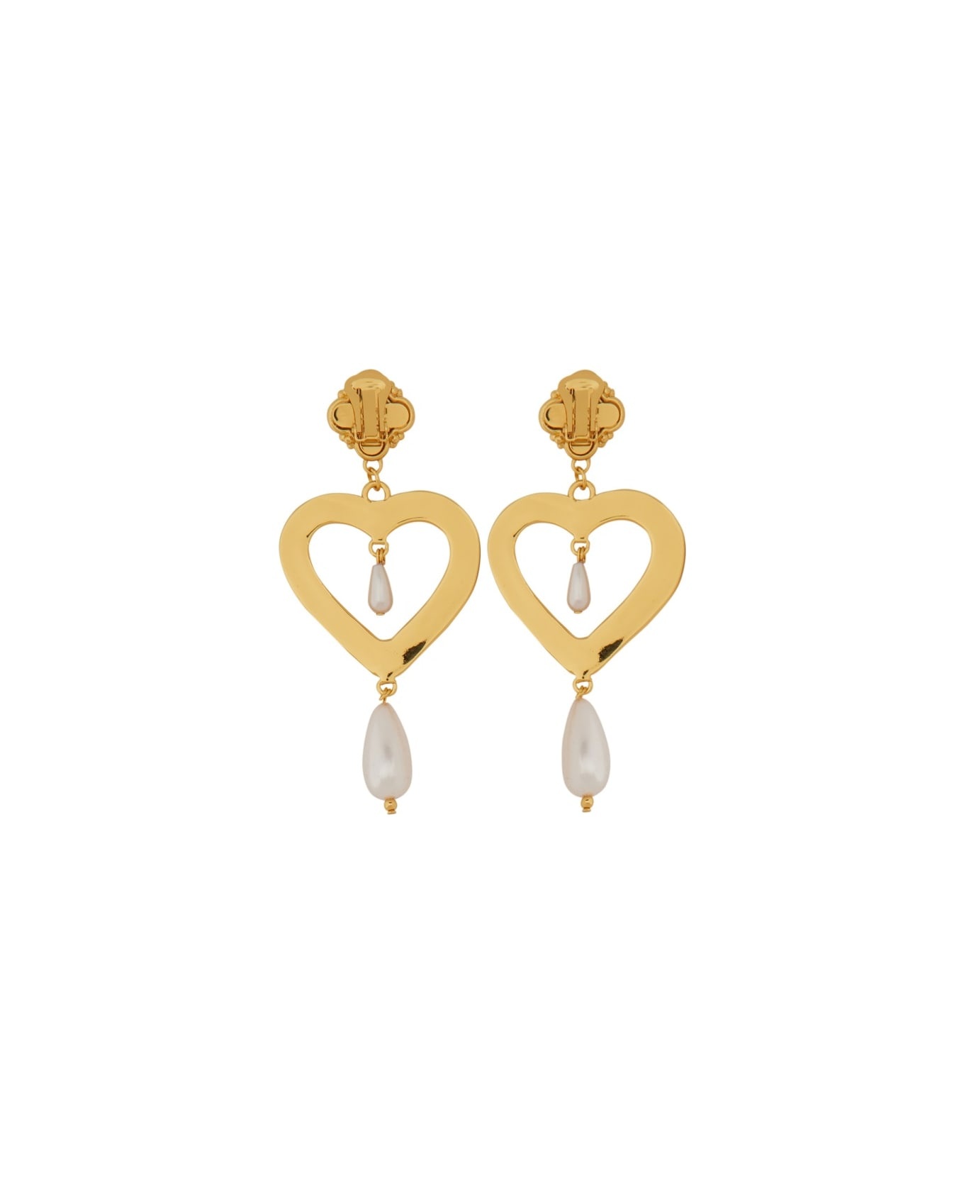 Earrings "heart" - 2