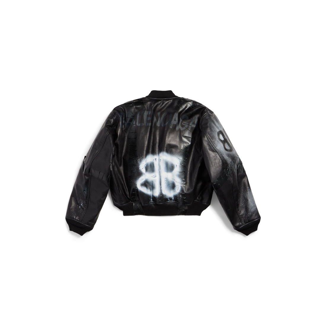 Men's Bomber Jacket in Black - 6