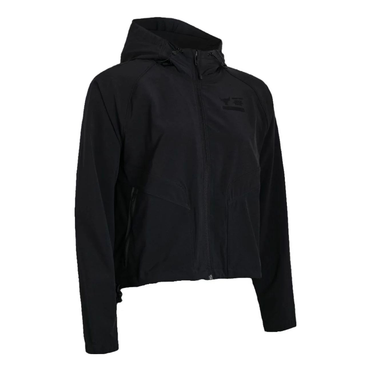 (WMNS) Under Armour Project Rock Unstoppable Hooded Jacket 'Black' 1380183-001 - 1