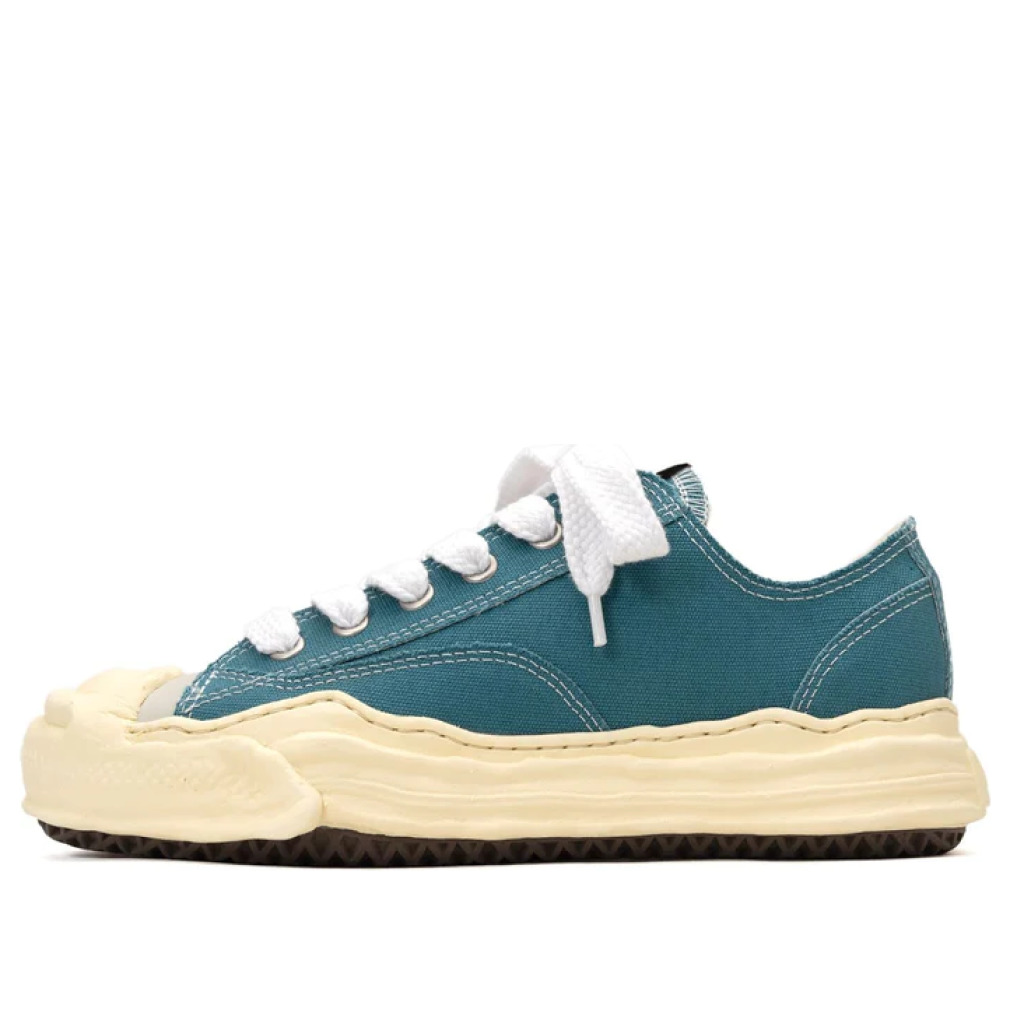 Maison MIHARA YASUHIRO HANK VL OG Sole Canvas Low-top Sneaker 'Blue' A09FW734-BLU - 1