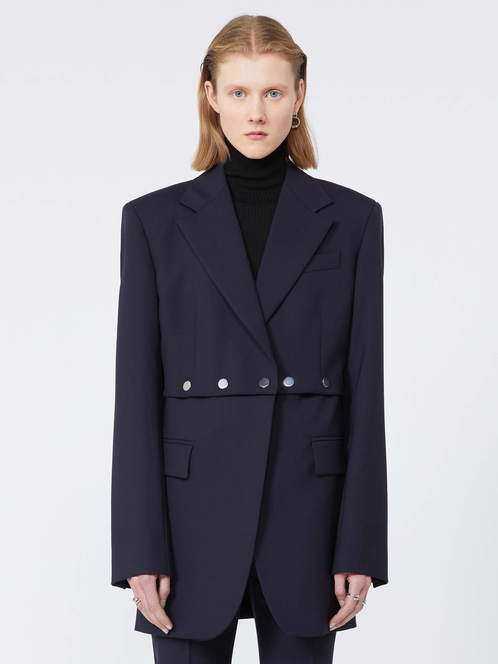 EDITORE Jacket with detachable hem detail - 3