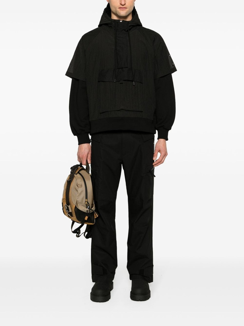 A-COLD-WALL* overlay "Onyx" hoodie outlook