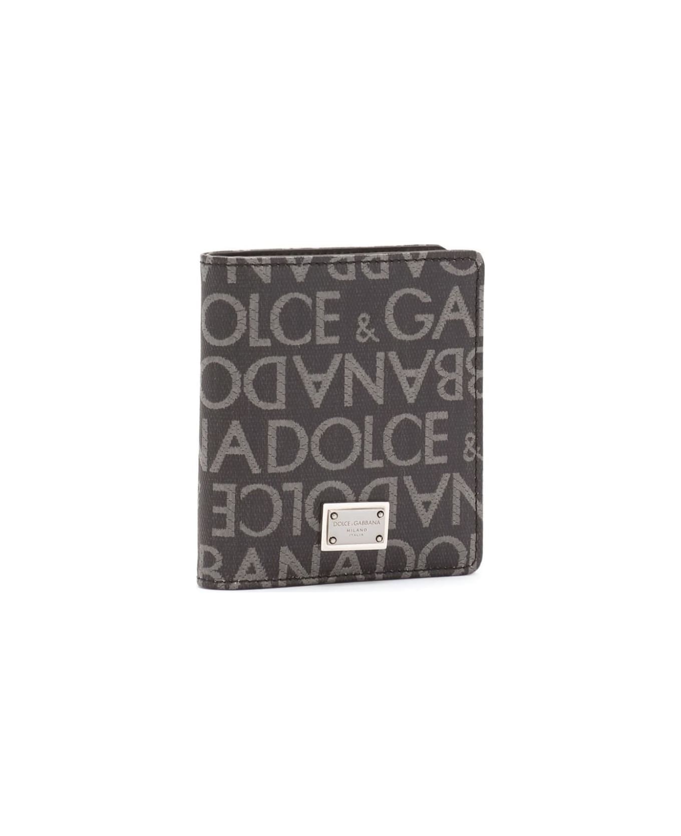 Coated Jacquard Bifold Card Holder - 3