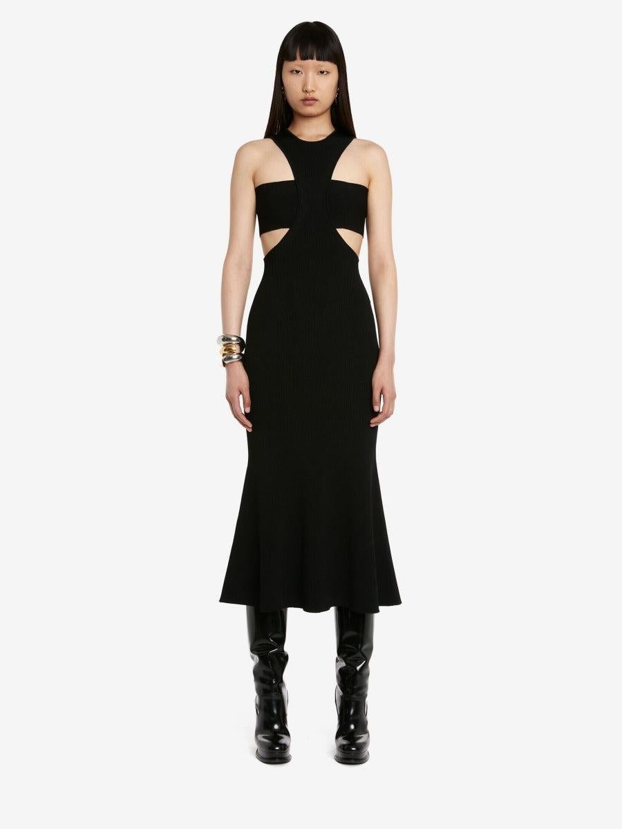 ワンピース alexander mcqueen DRESS WITH HARNESS (734602_Q1A471000) Alexander McQueen Harness Dress - Women's – myCompañero