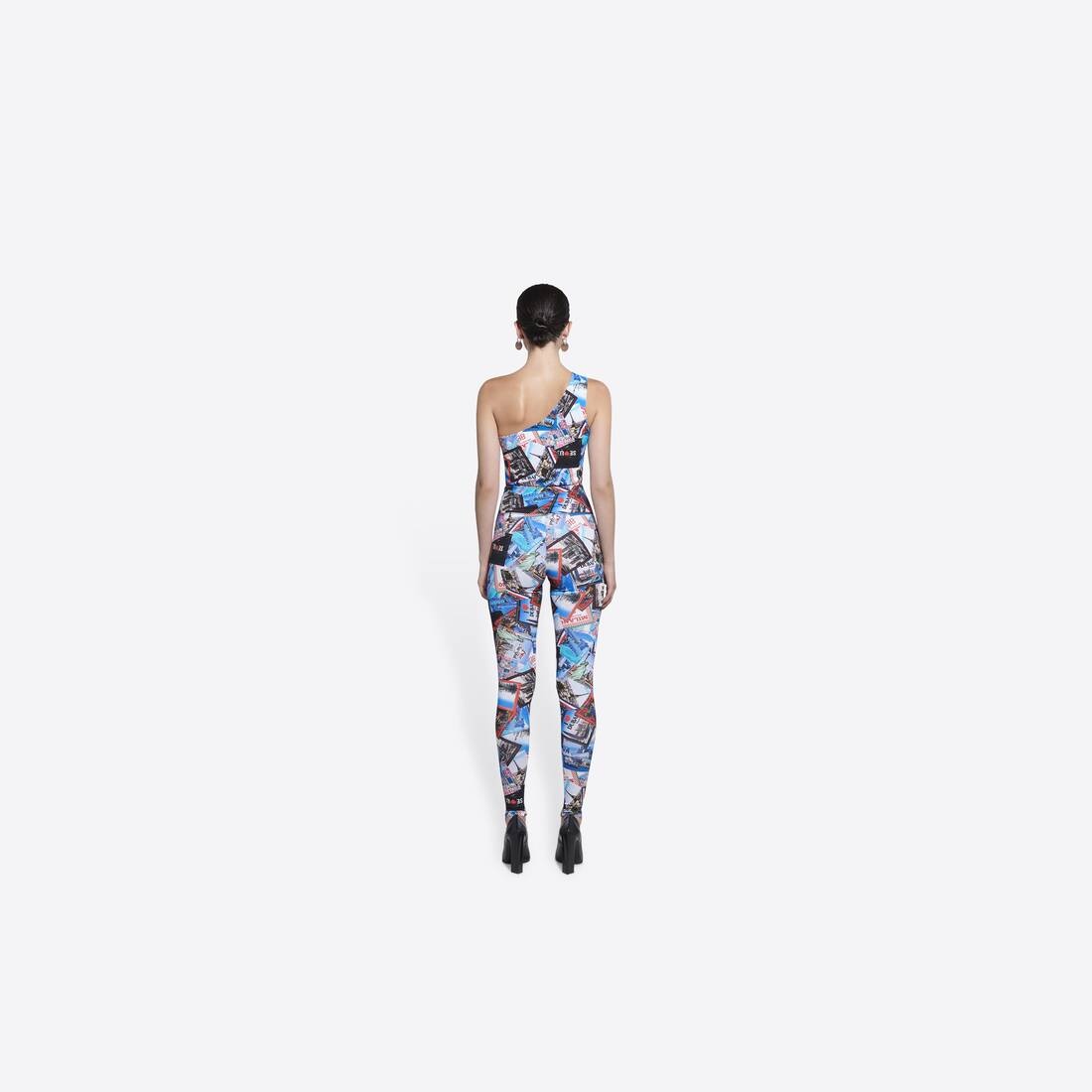 Women's Allover Cities Leggings in Grey - 3