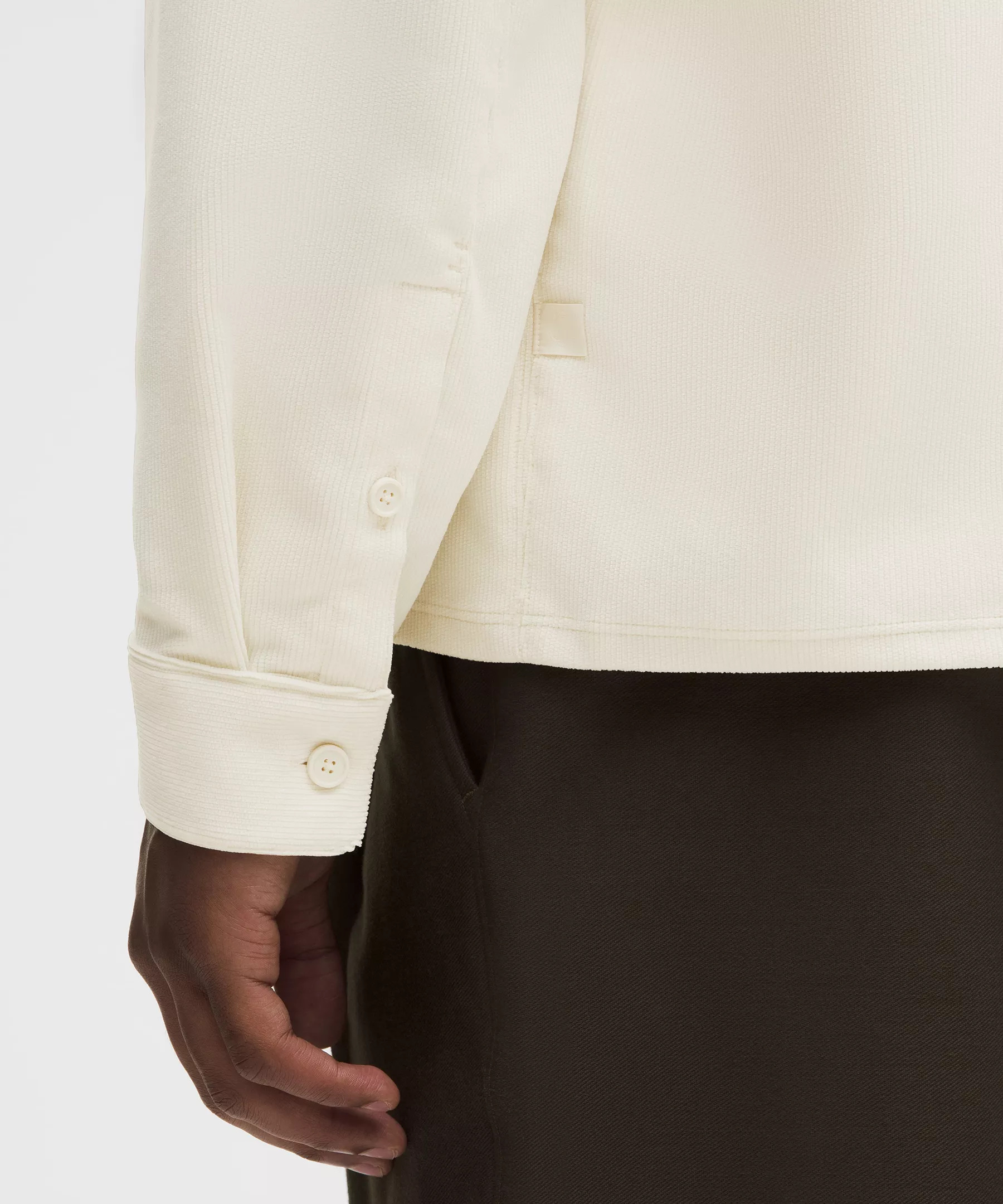 Corduroy Relaxed-Fit Long-Sleeve Button-Up Shirt - 5