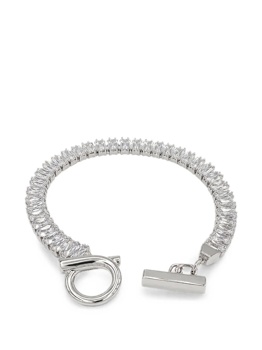 Gancini crystal-embellished bracelet - 1