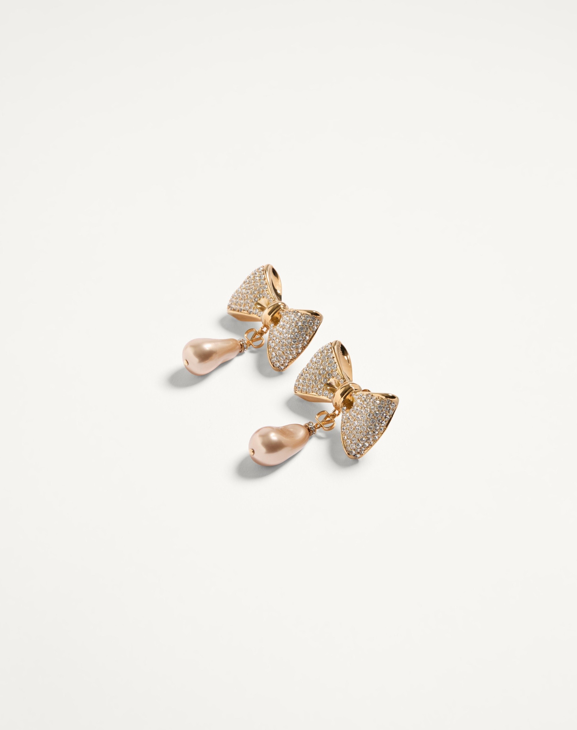 SAN FIN METAL EARRINGS WITH SWAROVSKI® CRYSTALS AND PEARLS - 3