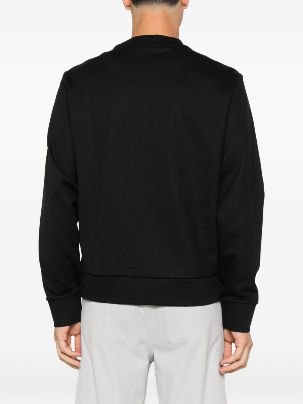 logo-print cotton sweatshirt - 4