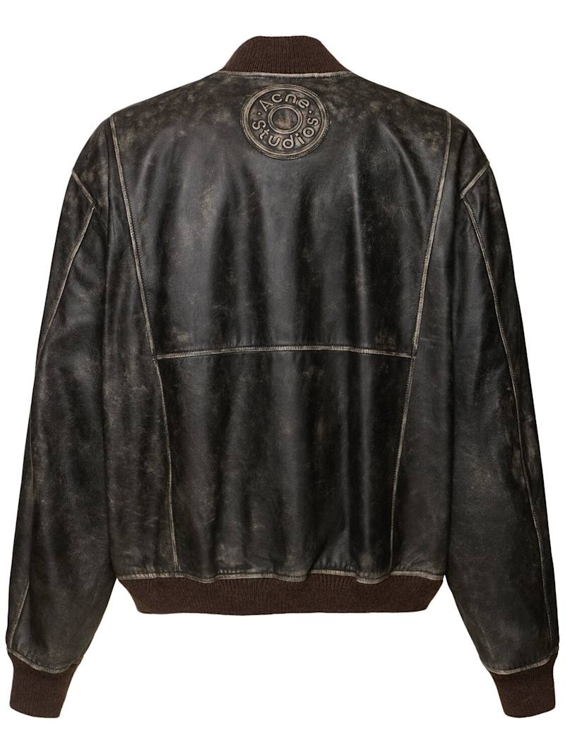 Liev leather bomber jacket - 5