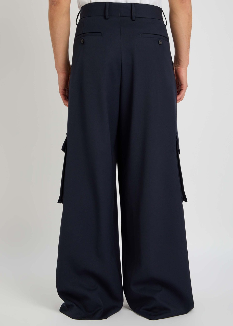 Dries Van Noten Piers Wide-leg Wool Trousers - 3