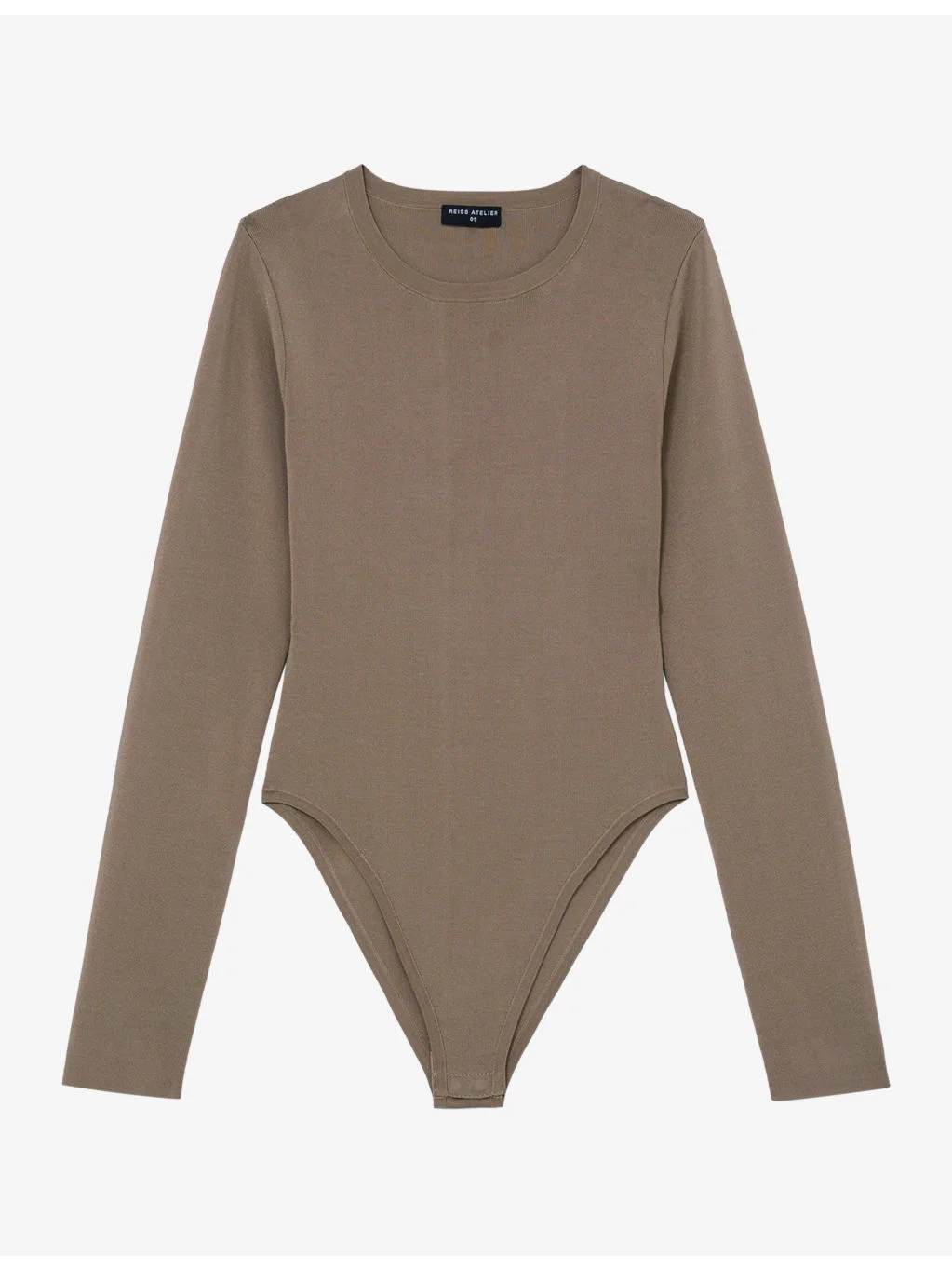 Reiss x Atelier Zafia Long-Sleeve Silk and Jersey-Blend Bodysuit - 1