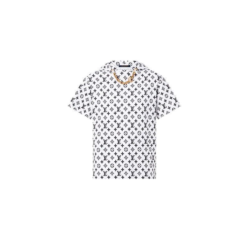 3D Monogram Hooded T-Shirt 1