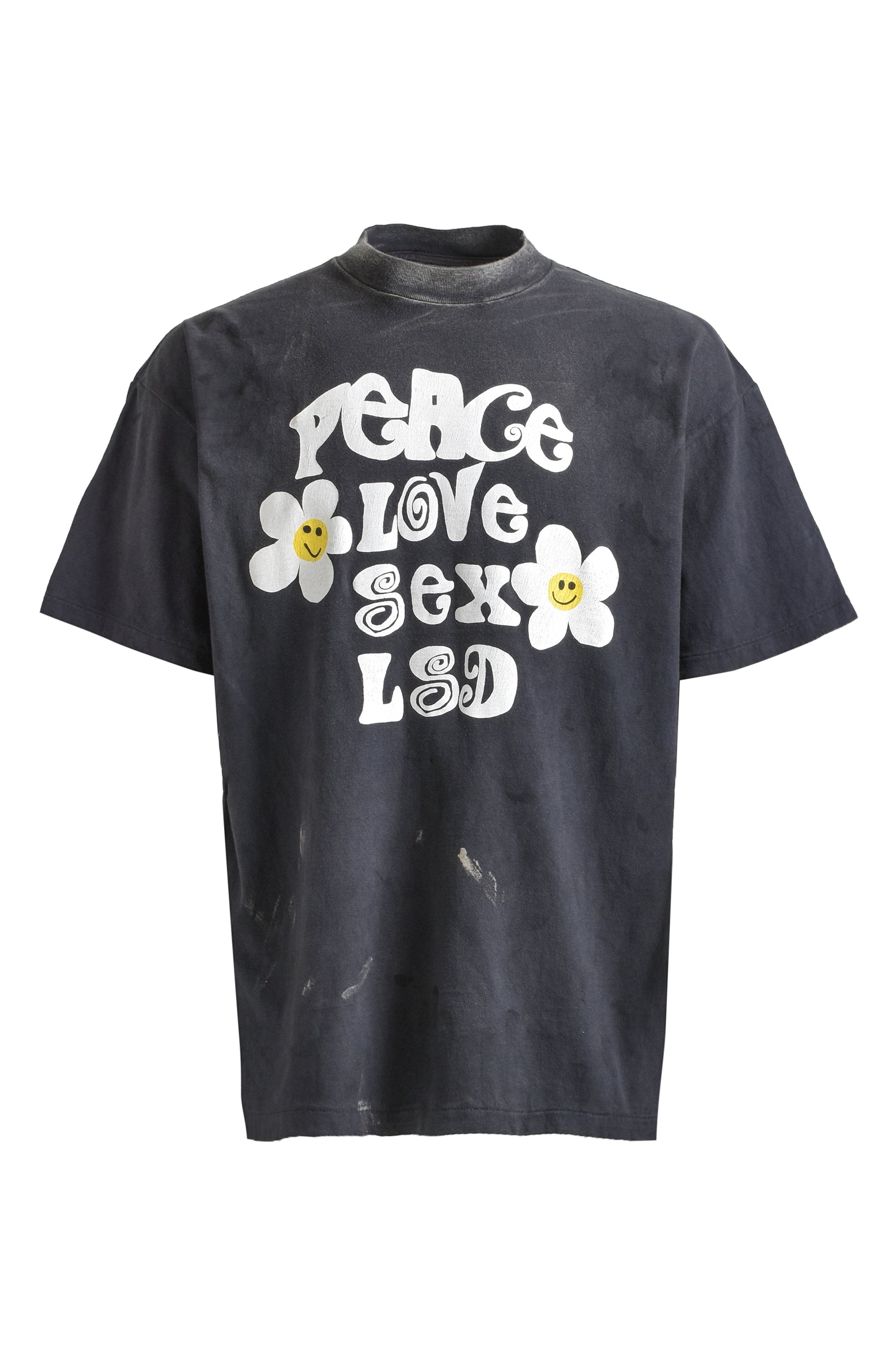 S/S T-SHIRT PEACE / BLK - 1