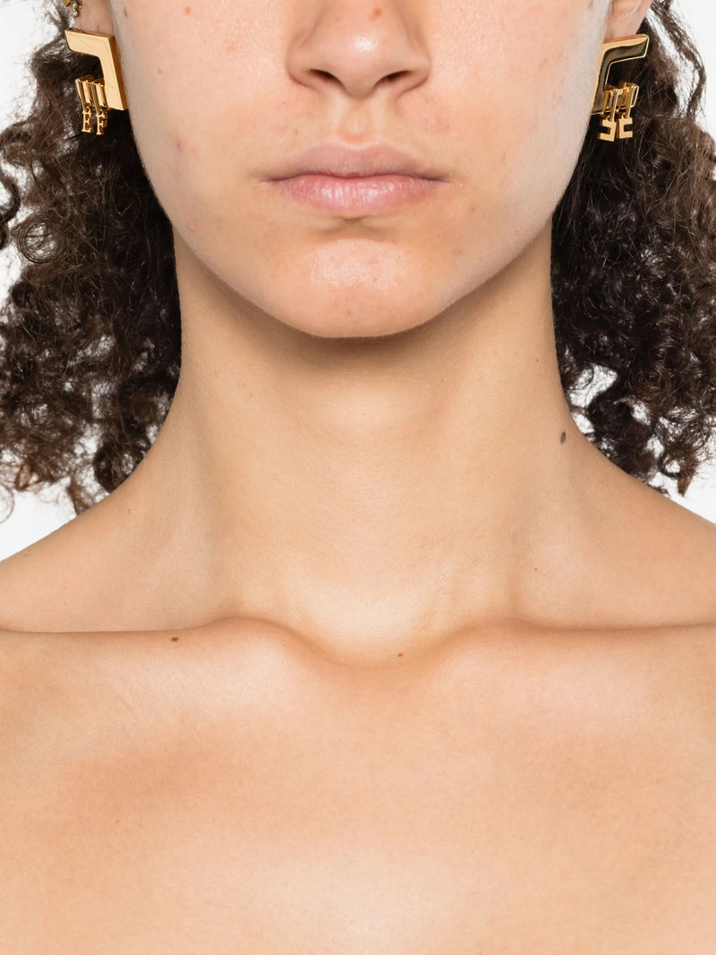 Elisabetta Franchi Square-frame Earrings 3