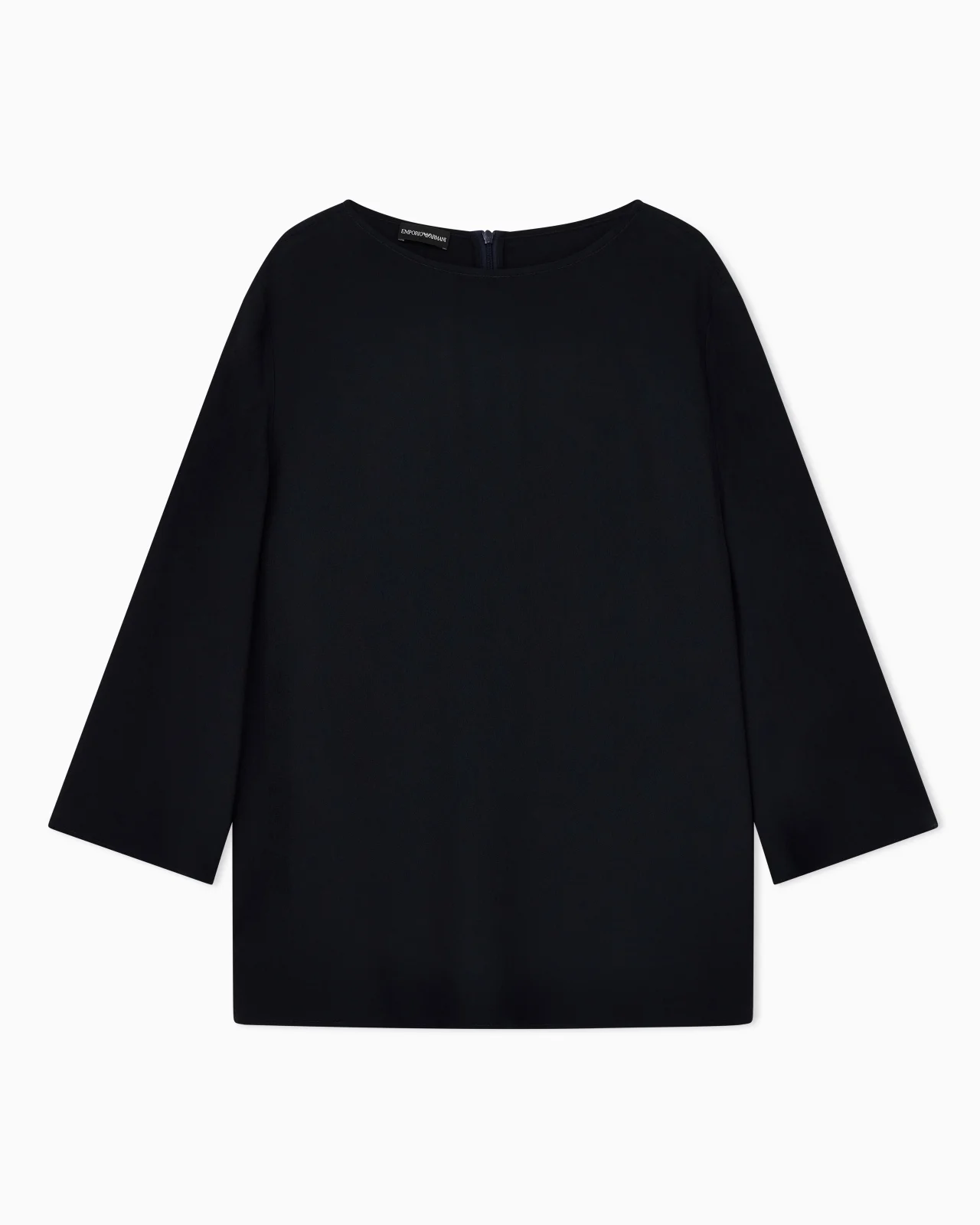 Envers-satin blouse with 3/4 sleeves - 1