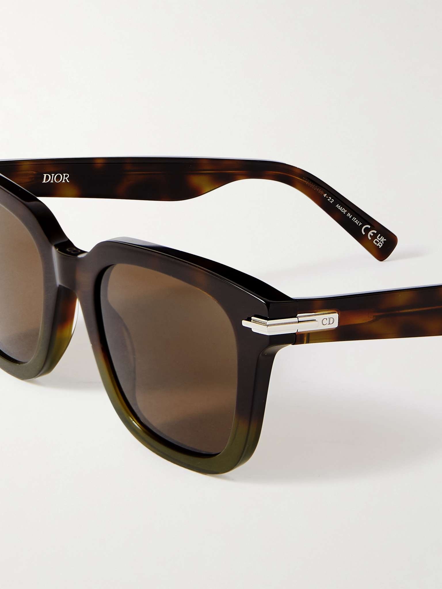 DiorBlackSuit R2I Round-Frame Tortoiseshell Acetate Sunglasses - 3