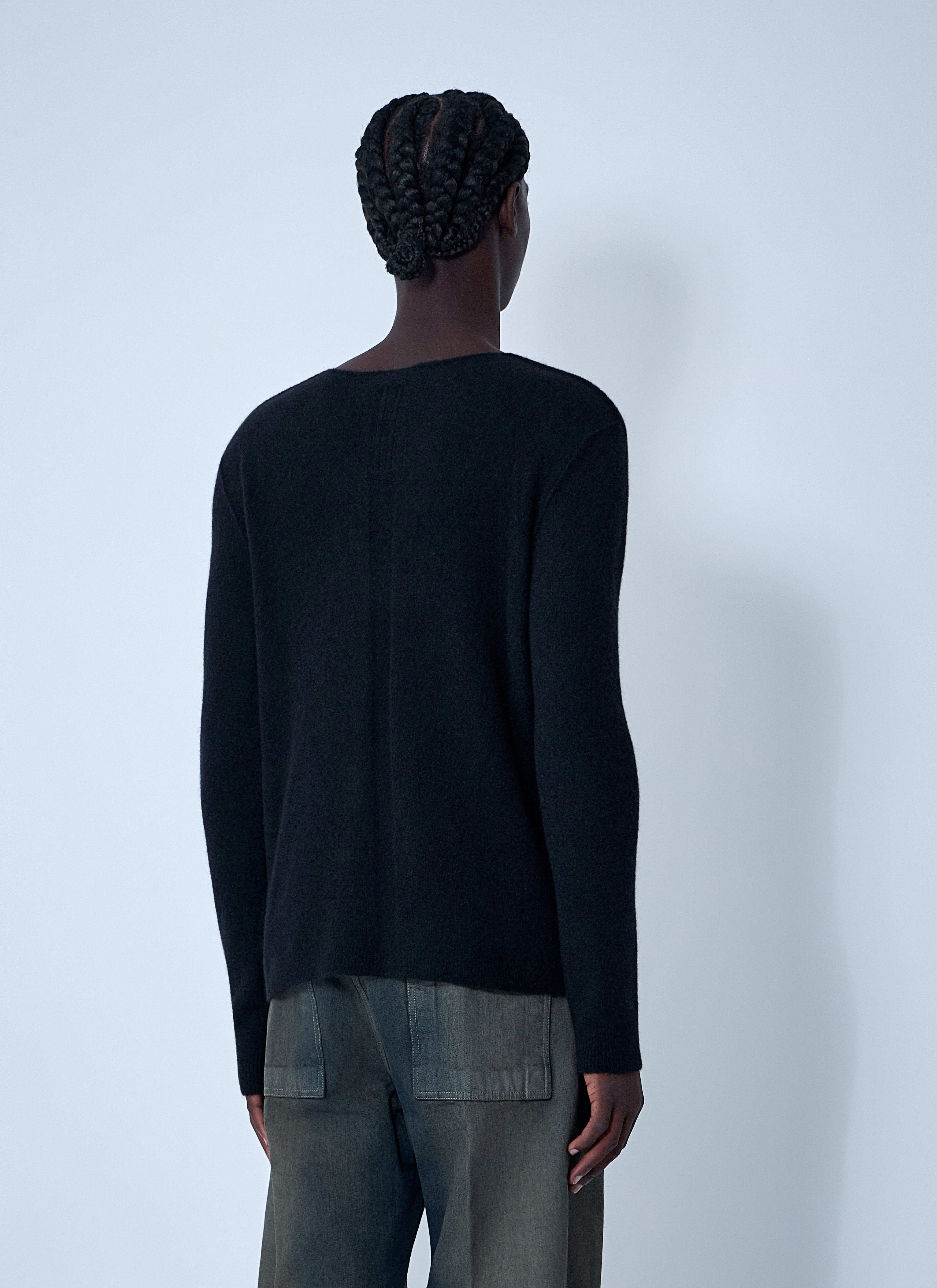 Rick Owens Men Wool-Blend Knit Top - 4