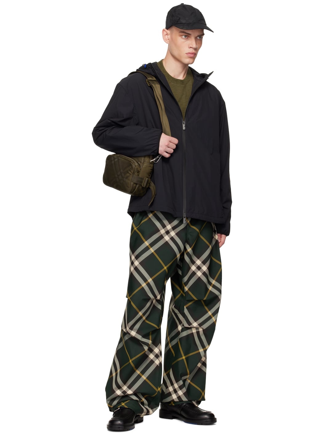 Khaki ML Pocket Crossbody Bag - 4