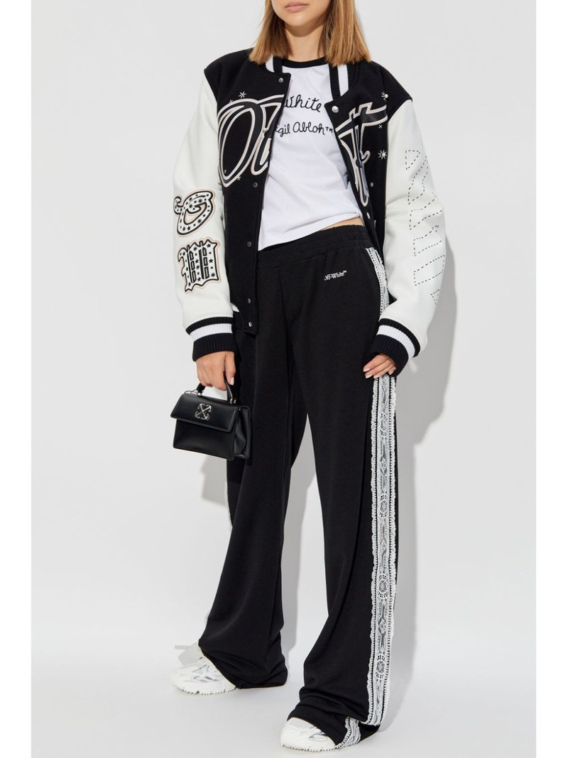 Off-White lace-detailing track pants outlook