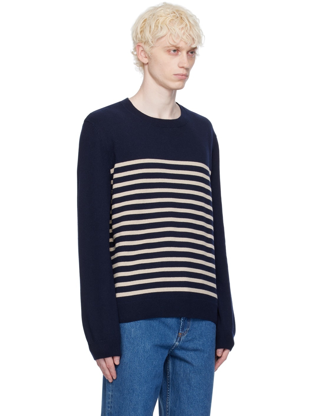 Navy Matthew Sweater - 2