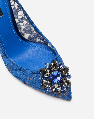 Dolce & Gabbana Pump in Taormina lace with crystals outlook