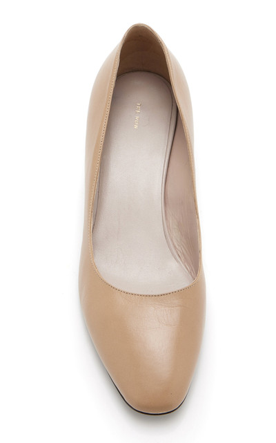 The Row Luisa Leather Pumps neutral outlook