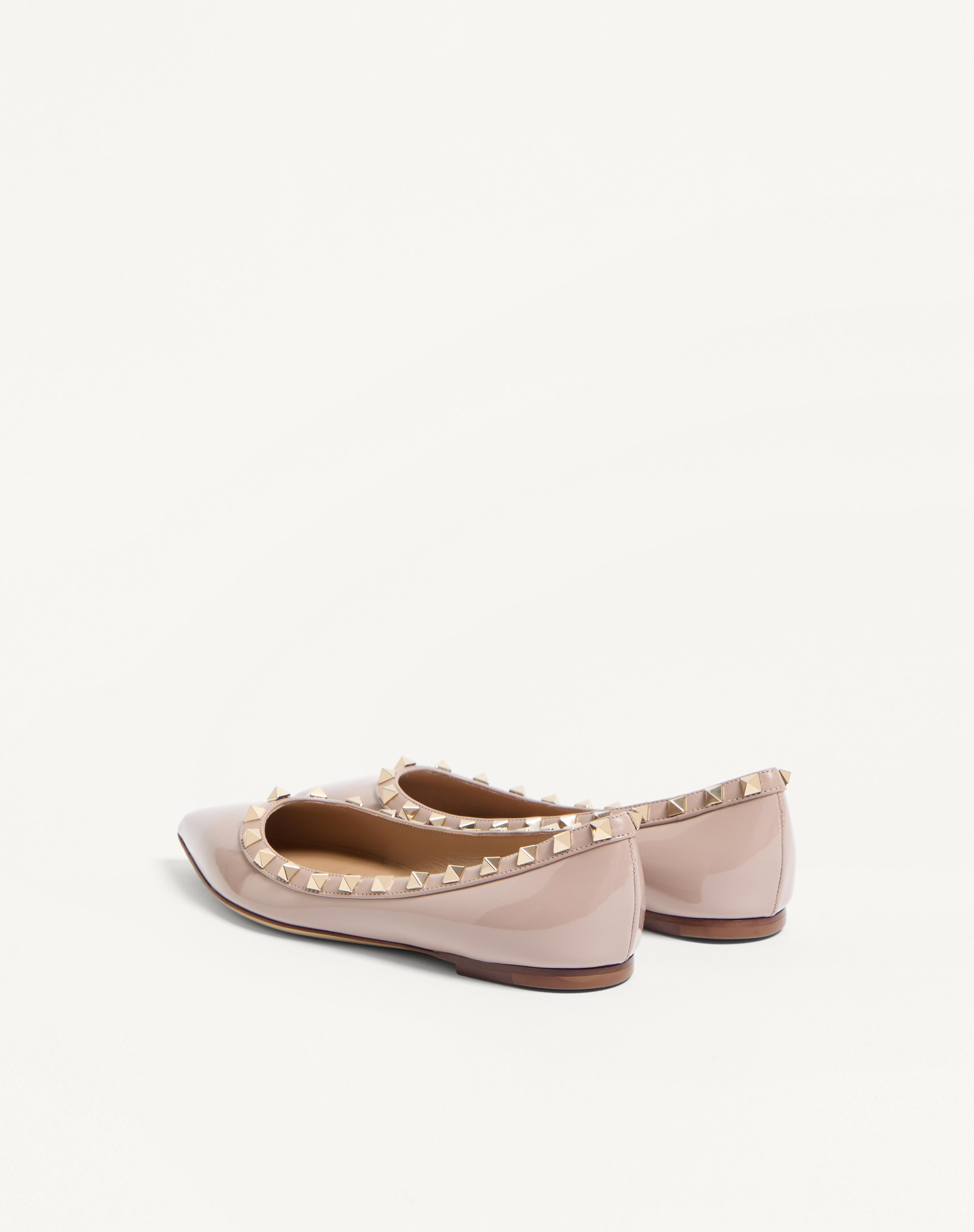 PATENT ROCKSTUD BALLET FLAT - 5