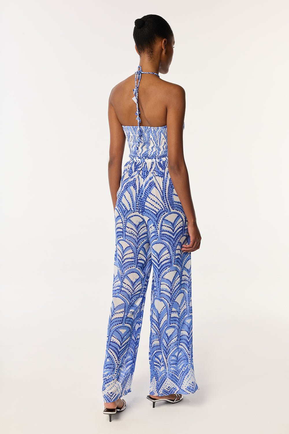 Long Jumpsuit Claudia - Blue Himba - 3