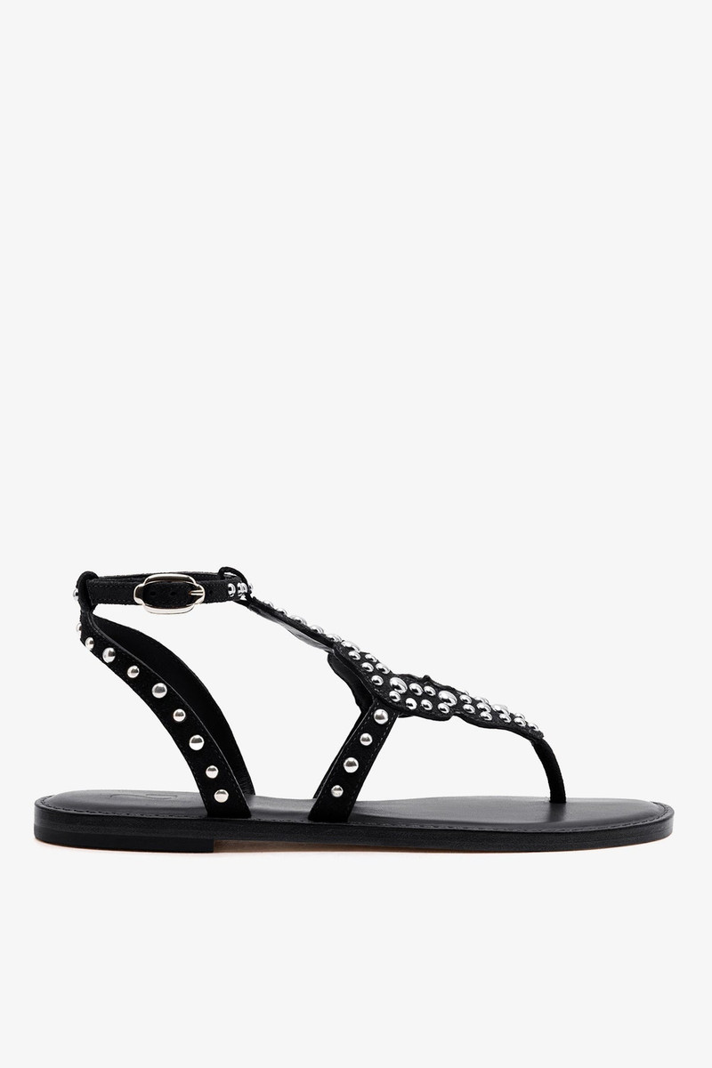 Fiorella Sandal In Black Suede 1