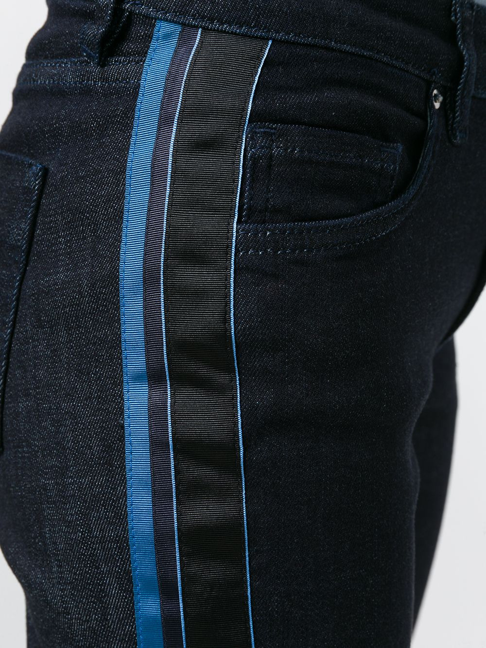 flared cropped jeans - 5