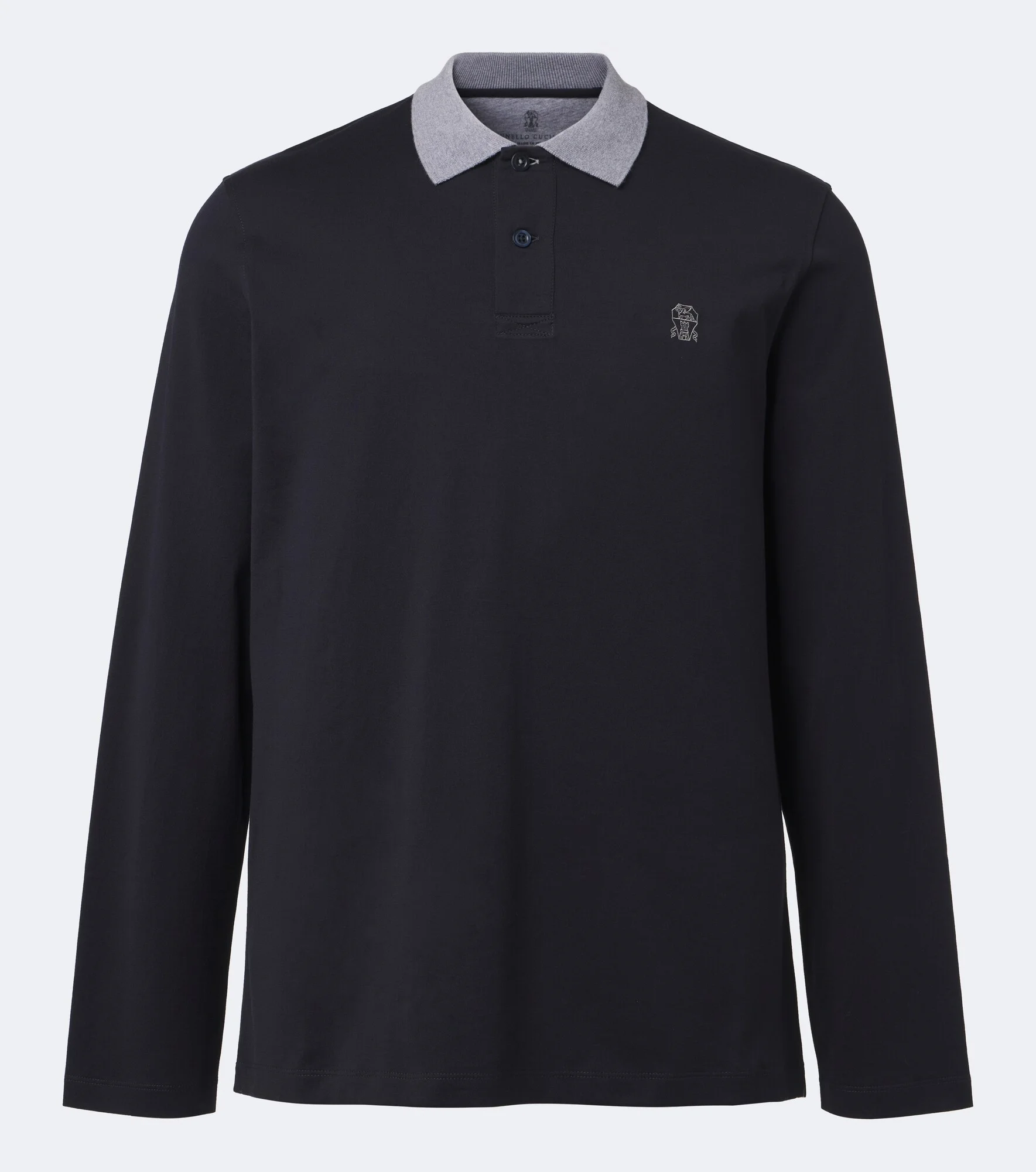 Logo cotton jersey polo shirt - 1