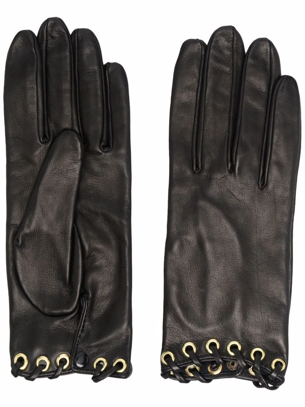 ring-detail gloves - 1