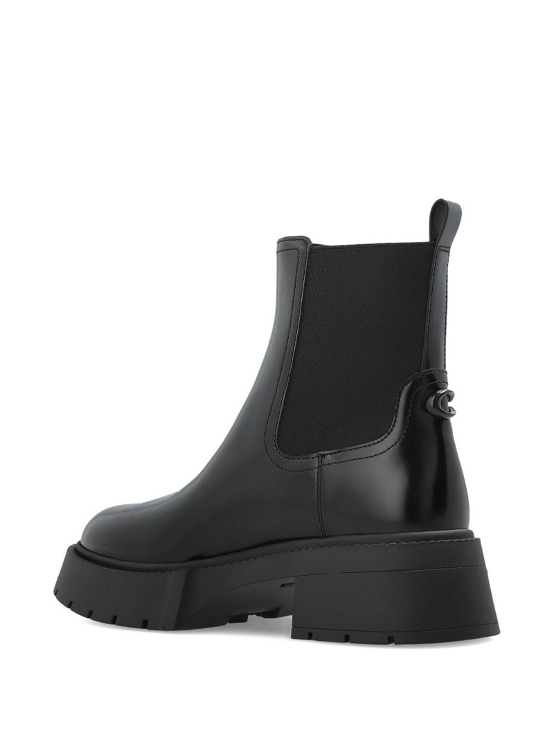 lug-sole leather chelsea boots 4