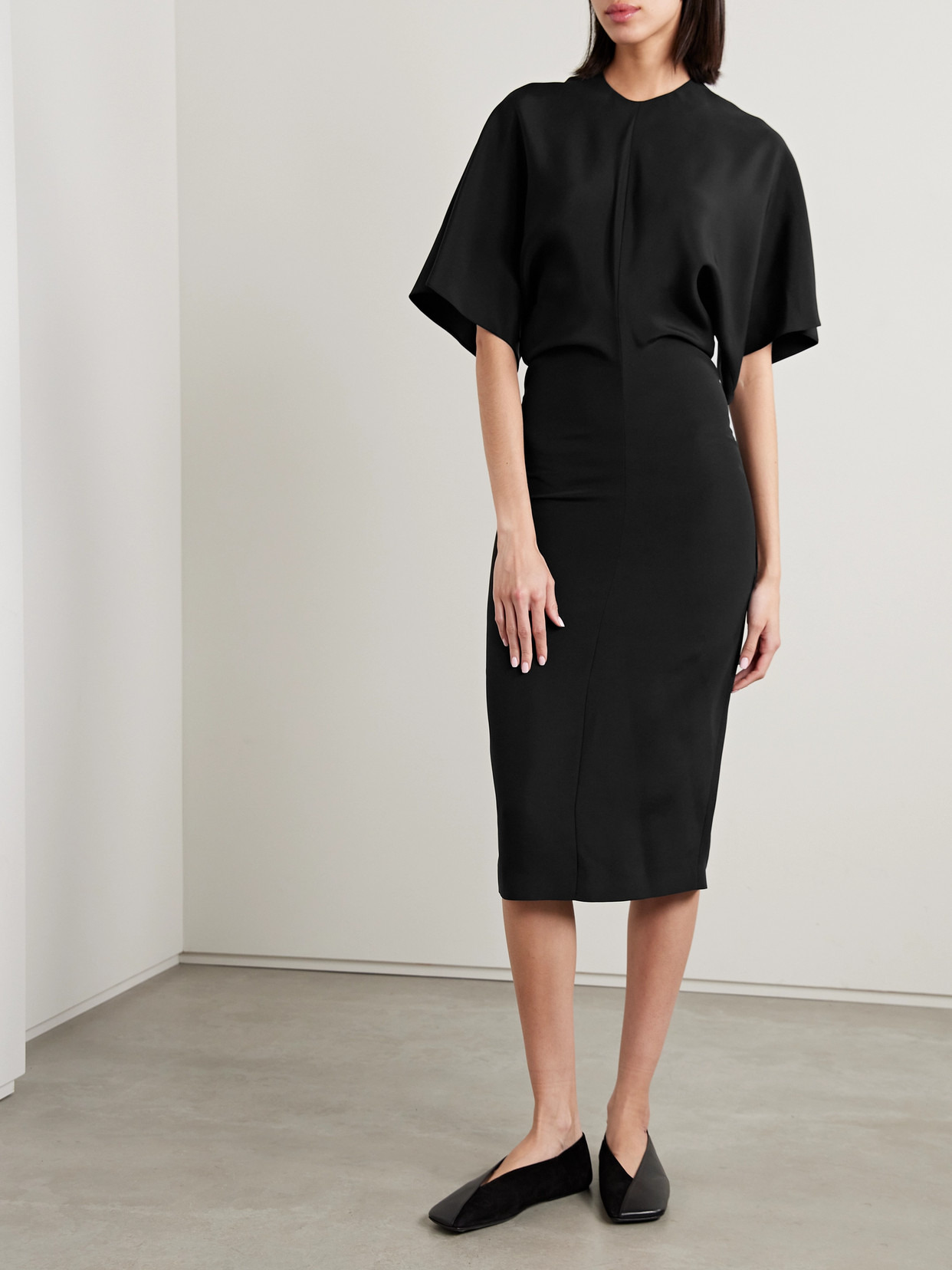 Ekani Silk Midi Dress - 4